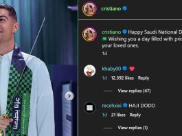 Turut Rayakan Hari Nasional ke 95 Arab Saudi, Cristiano Ronaldo Mengaku Betah di Riyadh