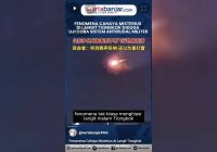 VIDEO - Fenomena Cahaya Misterius di Langit Tiongkok Diduga Uji Coba Sistem Antirudal Militer