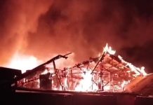 Geger! Kebakaran di Jalan Tol Gubernur Syarkawi