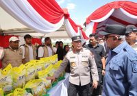 WOW! 5000 Kg Beras Murah Ludes Diserbu Warga saat GPM Satgas Pangan Kalsel