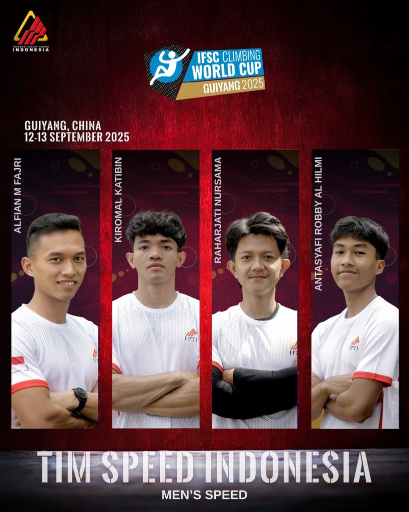 Tim Panjat Tebing Indonesia Andalkan Speed di IFSC World Cup Guiyang 2025