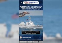 VIDEO - Memanas! Dua Jet Tempur F-16 Venezuela Unjuk Kekuatan Dekati Kapal Perang AS