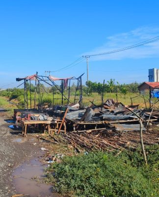 Warung Kopi di Jalan Gubernur Syarkawi Batola Habis Dilalap Api, Polisi Pastikan Penyebabnya
