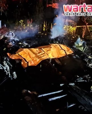 Sebuah Warung Dekat SMKN 4 Banjarbaru Terbakar, Seorang Bocah 9 Tahun Jadi Korban