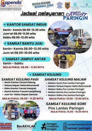 Tak Perlu Jauh, Bayar Pajak Kendaraan Kini Bisa di Juai, Halong, Awayan, Lampihong, dan Batumandi, Cek Jadwal dan Lokasinya