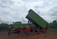 90 Peserta Dilatih Dinas Tenaga Kerja Balangan Jadi Sopir Dump Truck