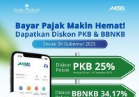 Cuma Sampai Akhir Desember ini! Bayar PKB dan BBNKB Pakai Diskon Khusus di AKSEL by Bank Kalsel