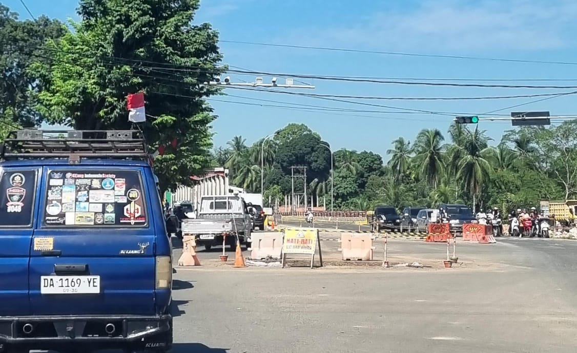 Bundaran Paringin Dibongkar, PUPRPerkim Balangan Siapkan Desain Baru untuk Penataan Kota