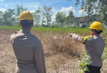 Polres Tanah Laut Gelar Patroli Terpadu Cegah Karhutla di Gunung Raja