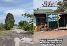 Viral Video Keluhan Warga Batola, Jalan ke Haul Guru Sekumpul Rusak Parah