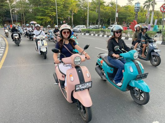 Yamaha ‘Fazzio Hybrid Rolling City &amp; Gathering’ Sukses Gaungkan "Fazzio Gaya Gue!" di Anak Muda Palangka Raya