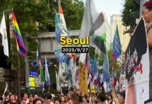 Tuntut Kemerdekaan Palestina, Pengunjuk Rasa di Seoul Lempar Sepatu ke Gambar Wajah PM Israel Benjamin Netanyahu