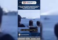 VIDEO - Detik-detik Kapal Penjaga Pantai China Tembak Water Cannon Halau Kapal Filipina