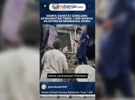 VIDEO - Gempa Dahsyat Guncang Afghanistan Timur, 1.400 Warga Dilaporkan Meninggal Dunia