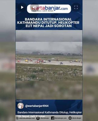 VIDEO - Bandara Internasional Kathmandu Ditutup, Helikopter Elit Nepal Jadi Sorotan