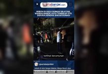 VIDEO - Heboh di Hulu Sungai Selatan, Warga Baruh Jaya Tangkap OTK Diduga Hendak Bakar Rumah