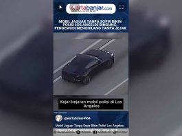 VIDEO - Mobil Jaguar Tanpa Sopir Bikin Polisi Los Angeles Bingung, Pengemudi Menghilang Tanpa Jejak