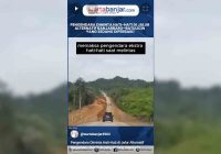 VIDEO - Pengendara Diminta Hati-Hati di Jalur Alternatif Banjarbaru–Batulicin yang Sedang Diperbaiki