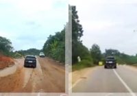 JALAN ALTERNATIF Banjarbaru–Batulicin Alami Perbaikan Ekstrem, Pengendara Diminta Super Waspada!