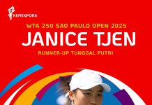 Janice Tjen Runner Up WTA 250 Sao Paolo, Torehkan Sejarah Baru untuk Tenis Indonesia