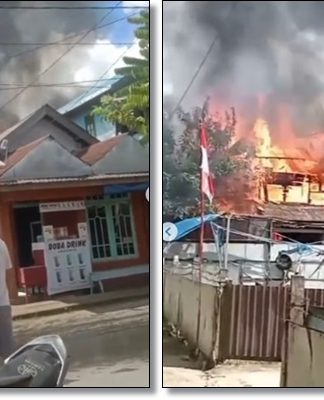 BREAKING NEWS! Api Berkobar di Tanah Bumbu: Rumah di Satui Ludes Dilahap Si Jago Merah