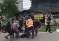 Kecelakaan di Belitung Banjarmasin! Pria Alami Luka Parah di Kepala, Relawan Damkar Beraksi Cepat