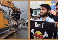 DEMO NEPAL MAKIN GILA! Ekskavator Dipakai Hancurkan Fasilitas Umum, “Nepo Kids” Jadi Simbol Kemarahan