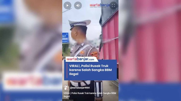 VIDEO - VIRAL!, Polisi Rusak Truk Karena Salah Sangka BBM Ilegal