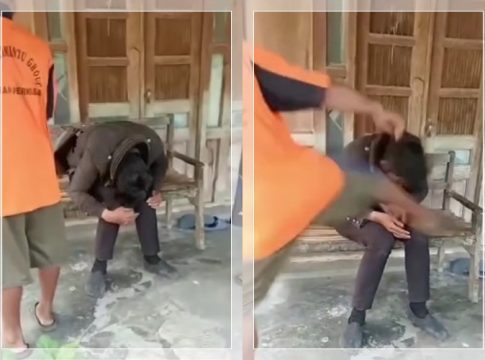 PEGAWAI BANK KETANGKAP CURI CD &amp; BH! Warga Sragen Murka, Pelaku Dihadiahi Pukulan dan Tendangan