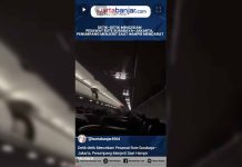 VIDEO - Detik-detik Mencekam Pesawat Rute Surabaya–Jakarta, Penumpang Menjerit Saat Hampir Mendarat