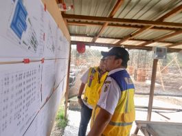 Pembangunan Kantor Dishub Kalsel dan Lab LH Terus Dipantau Dinas PUPR Kalsel