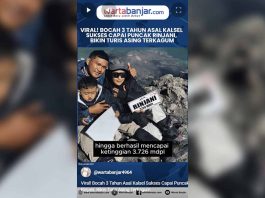 VIDEO - Viral! Bocah 3 Tahun Asal Kalsel Sukses Capai Puncak Rinjani, Bikin Turis Asing Terkagum