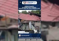 VIDEO - Rumah Warga di Handil Bakti Roboh, Beruntung Tak Ada Korban Jiwa