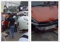WARGA BOGOR MARAH! Mobil Tabrak 3 Motor, Pengemudi Diamuk Massa, Alya Dirusak