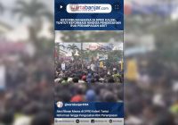 VIDEO - Aksi Ribuan Massa di DPRD Kalsel, Tuntut Reformasi hingga Pengesahan RUU Perampasan Aset