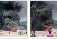 PAPUA PEGUNUNGAN BERGEJOLAK! Siswa SMA Ngamuk Bakar Kios Gegara Dihina “Monyet”