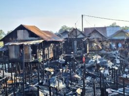 Update Kebakaran di Bati-Bati, 6 Rumah Habis Terbakar