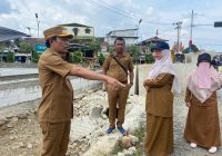 Bupati Balangan Tinjau Proyek Median Jalan A Yani dan Rencana Bundaran Paringin: Kota Semakin Modern!