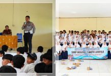 Cegah Darah Muda Tumpah di Jalan, Satlantas Polres Tanah Laut “Geruduk” SMPN 2, Beri Peringatan Keras Soal Ini!