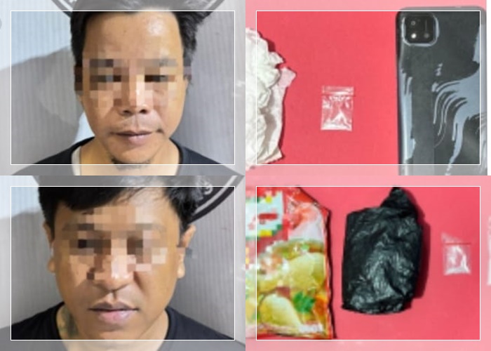 Dua Residivis Narkoba Asal Sulingan Diciduk Lagi di Tabalong! Polisi Temukan Sabu Siap Edar