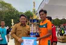 Bupati Samsul Rizal Tutup Bupati HST Cup 2025, Ajang Bola Voli dan Sepak Bola Mini Tingkat SMP