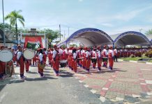 Targetkan Juara Umum Porprov XII Tanah Laut, Ribuan Atlet Kontingen Banjarmasin Dilepas
