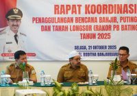 Pemkab Banjar Gelar Rakor Kesiapsiagaan Hadapi Banjir Puting Beliung dan Tanah Longsor