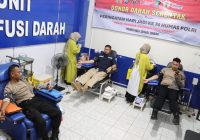 HUT ke-74 Humas Polri, Polres HST Donorkan 25 Kantong Darah untuk Kemanusiaan