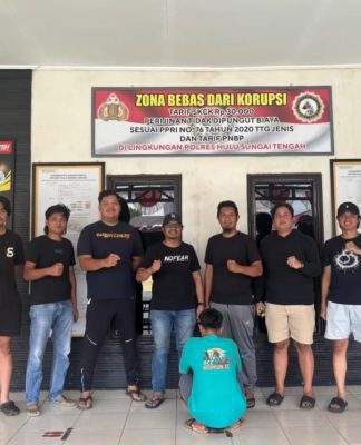 Pelaku Penggelapan Asal Barito Utara Dibekuk di Hulu Sungai Tengah