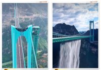 VIRAL! China Resmikan Jembatan Terpanjang &amp; Tertinggi Dunia, Ada Kedai Kopi Diketinggian 792 Meter
