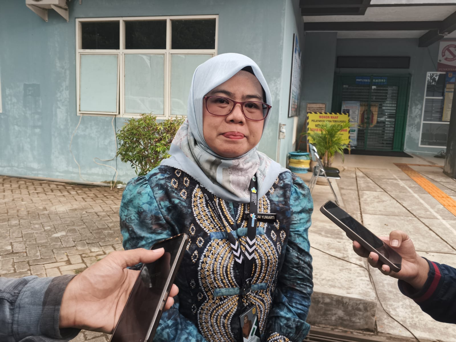 Kepala Puskesmas Cempaka, dr. Rosni Yuniarti