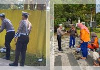 Aksi Simpatik Polantas Tanah Laut: Edukasi Lalu Lintas Hingga Apresiasi Petugas Kebersihan