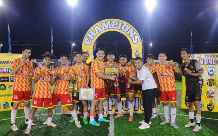 Resmob Polres HST Juara Mini Soccer se-Kalsel! Menang Lewat Drama Adu Penalti yang Bikin Deg-degan!