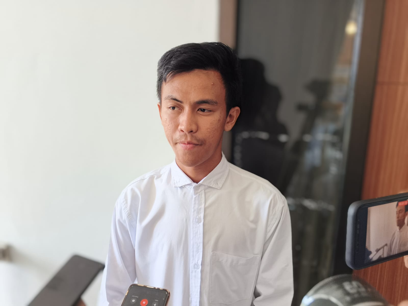 Salah satu peserta pelatihan tenaga kerja